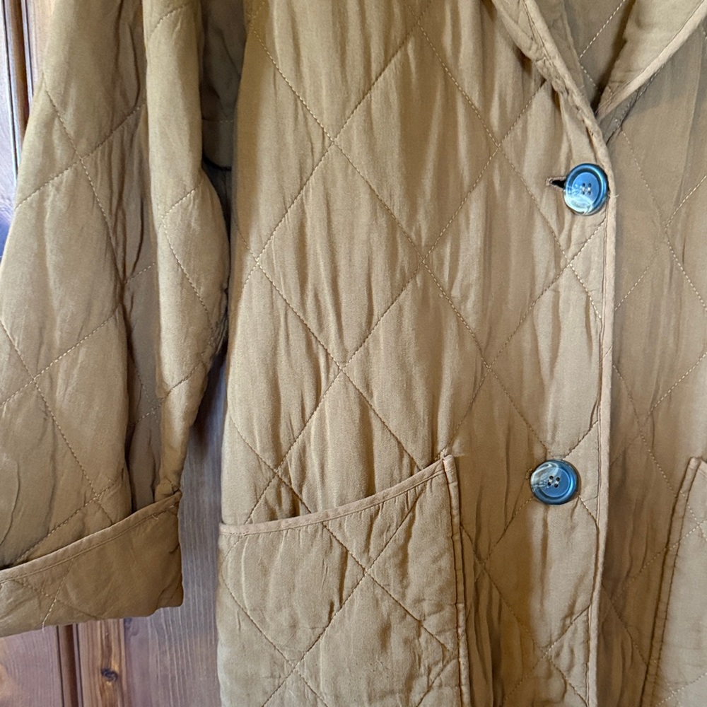 Free People Tan Quilted Utility Jacket - Picture 4 of 4